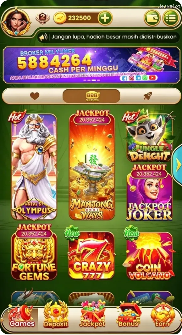 jejuslot Preview - Resmi Unduh
